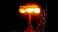 The answer: One of the world's greatest fears is that a group of fanatic terrorists will build the ultimate weapon (as in weapons of mass destruction such as nuclear explosive devices) and hold the world hostage, and the footage ends with an image of a nuclear explosion before we get to what is actually going on.