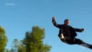 ...causing Joe to be launched into the air...
