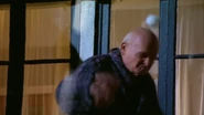 Bob being hit by a hailstone