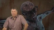 A disturbing CGI recreation of Egon's awful demise.
