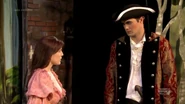 An actress portraying a princess and an actor portraying a pirate at the start of the segment. Nothing wrong...