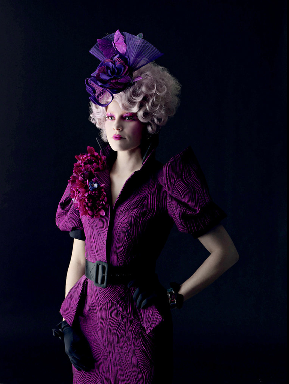 effie trinket purple dress