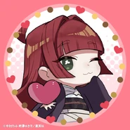 Icono de Yaku deseando un feliz San Valentín.
