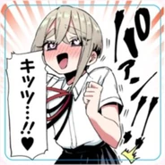 Pegatina promocional de Iku.