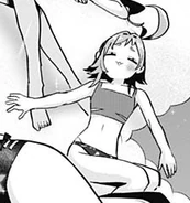 Kusuri durante la cita en el onsen.