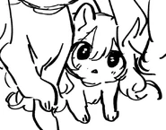 Shizuka como un gato.
