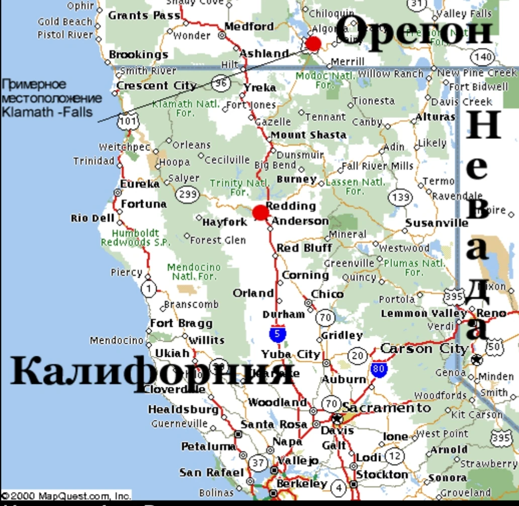 Карта мистик фоллс