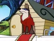 Thunderbolt at his mobile doghouse