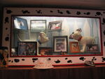 "101 Dalmatians" display at Disneyland Kennel Club.