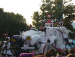 "101 Dalmatians" parade float at Tokyo Disney.