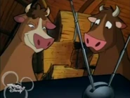 Princess and Duchess watching television