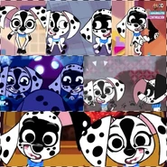 Dizzy & DeeDee 101 Dalmatian Street
