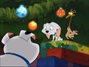 Cadpig, Rolly and Spot discussing Christmas presents