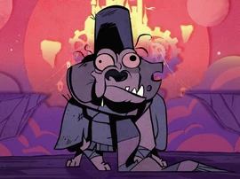 The Princess' Dogsbody form.