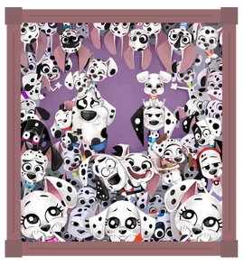 Dalmatian Family Portrait