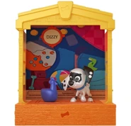 DizzyDogHouseFig.jpeg (160 KB) Dizzy with a toy chicken (unreleased)