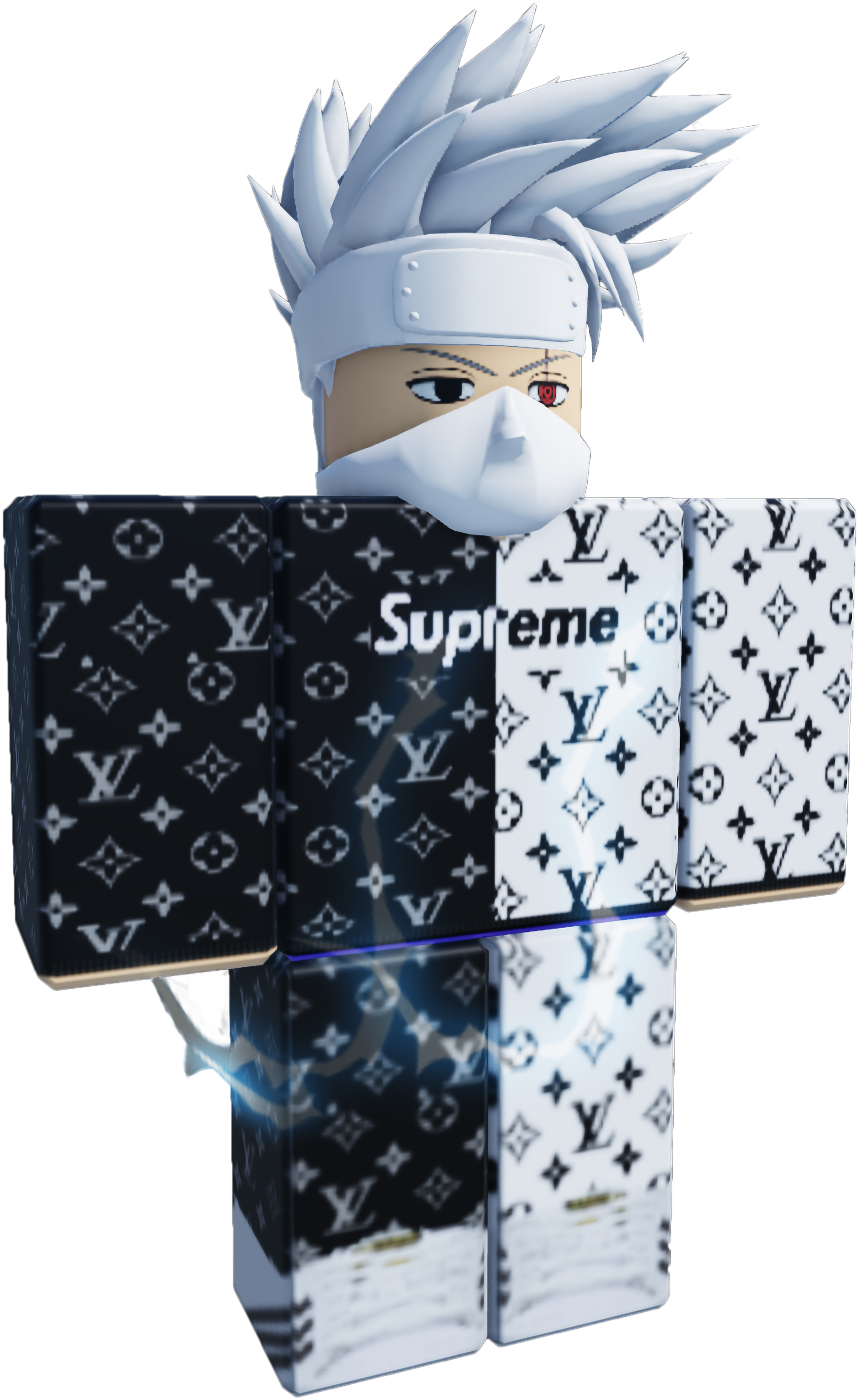 Kakashi - Supreme e Luis Vuitton