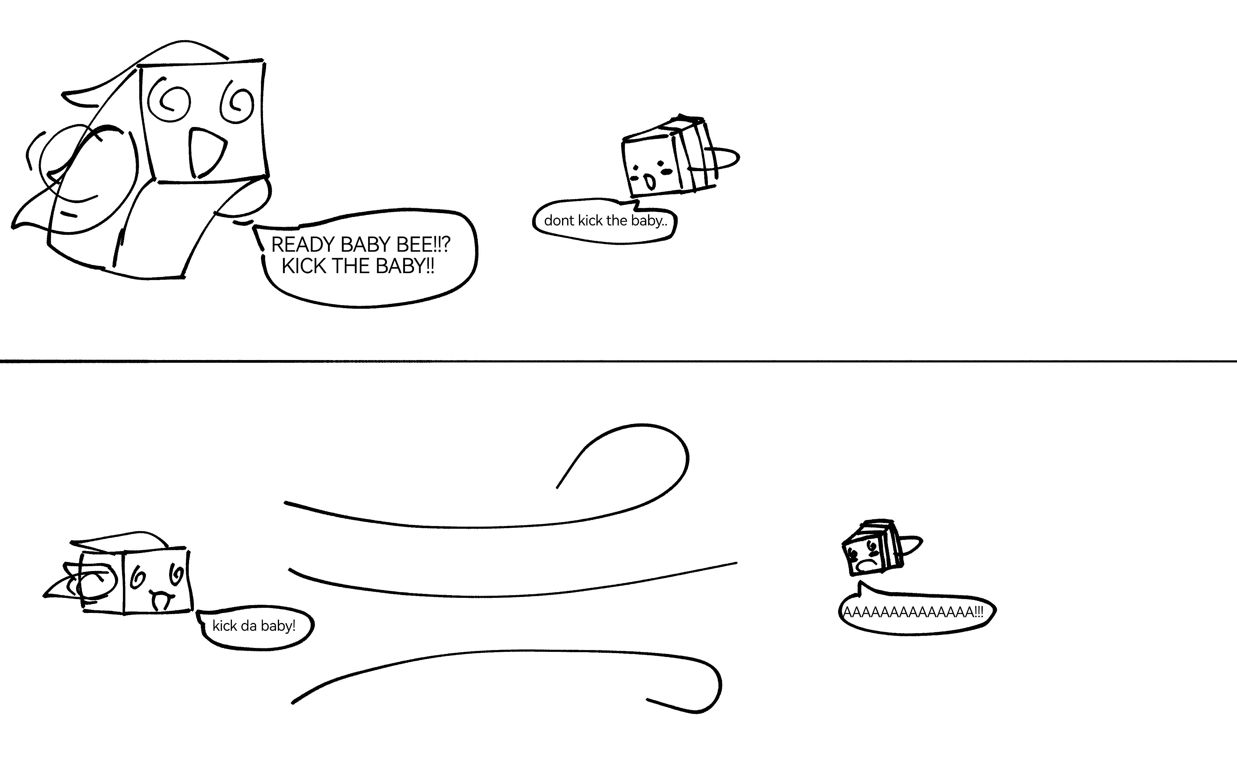 kick the baby! Fandom