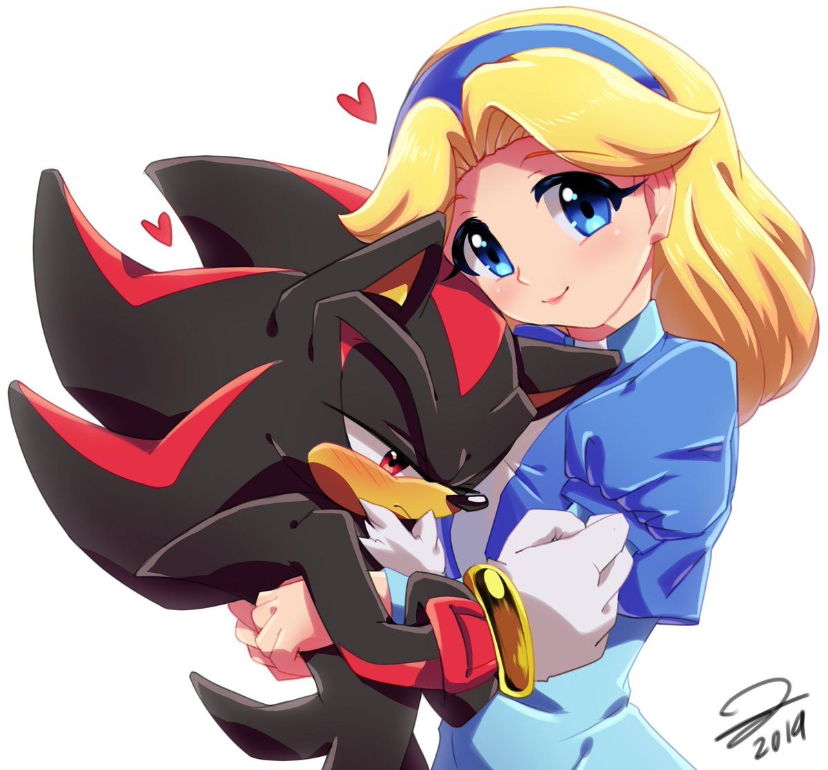 shadow the hedgehog and maria sonic x