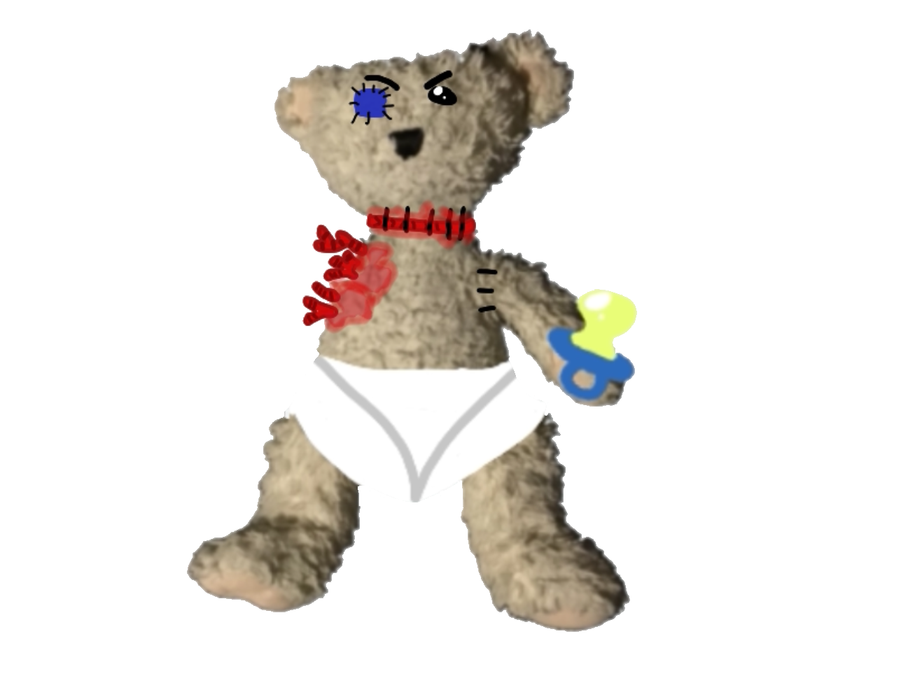 sam plush bear alpha