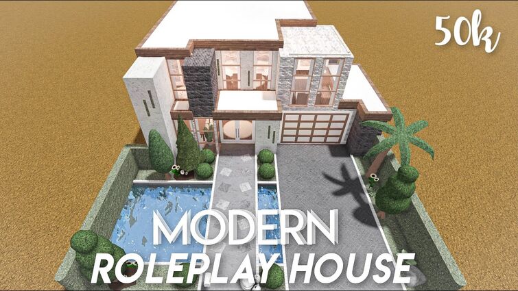 BLOXBURG: Modern Roleplay Home Speedbuild