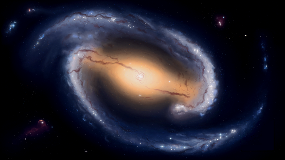 Spiral galaxy Leggings by Galactic Halo