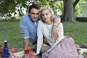 Jake and Sadie on a picnic