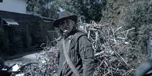 Harry Dunning in devastated Lisbon