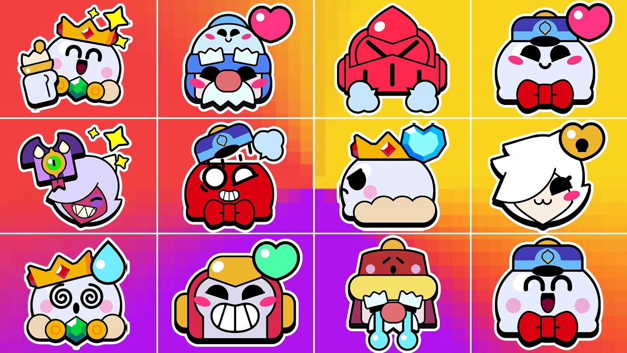 If every brawler had a cute pin : r/Brawlstars