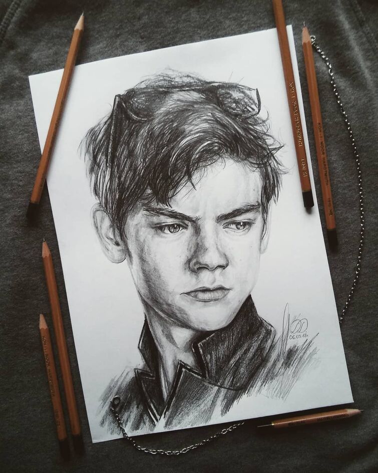Tried to draw thomas from maze runner (The Death Cure) : r/MazeRunner