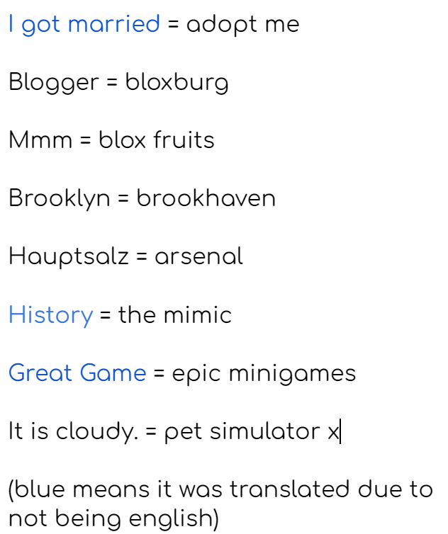 popular roblox games translated 80 times Fandom