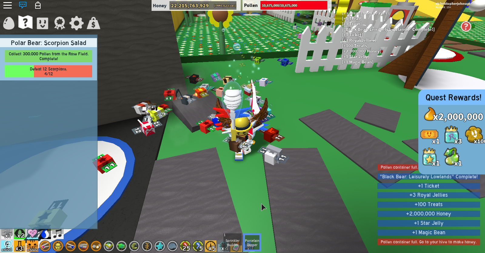 Roblox Bee Swarm Secret Star Jelly Locations