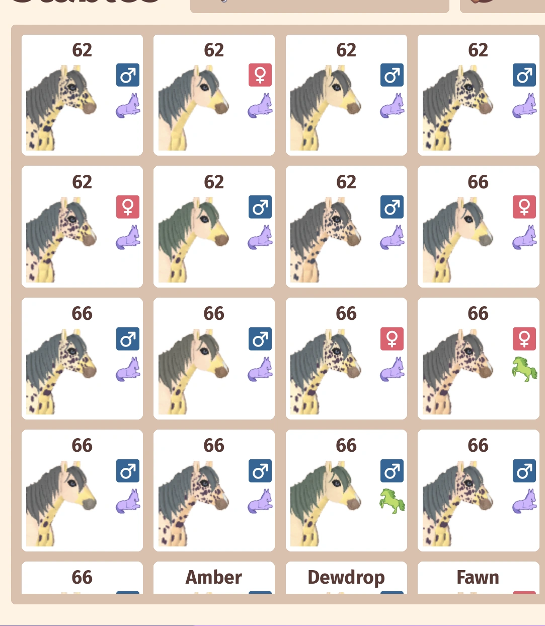 Contest horses fs Fandom