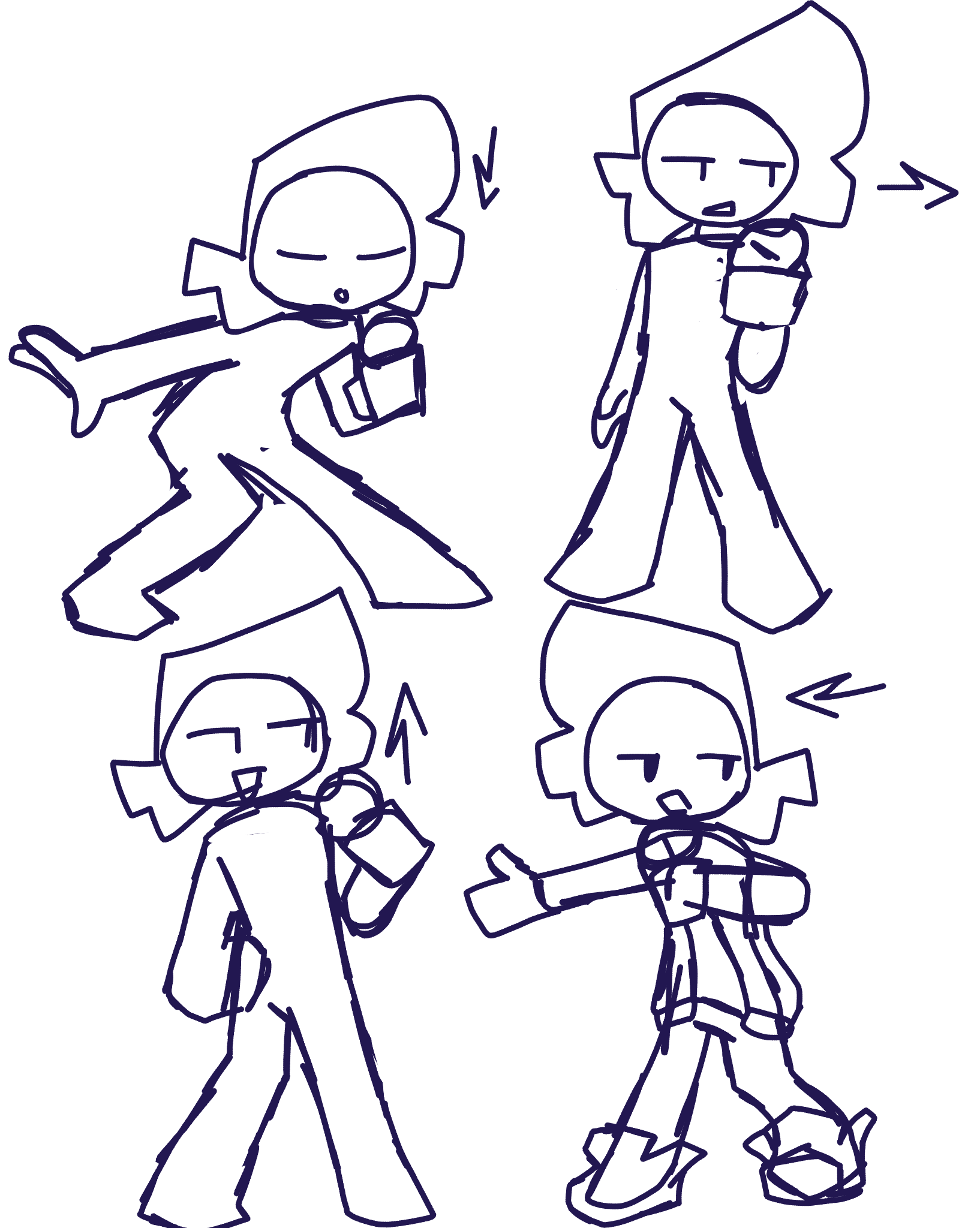 stupid fnf pose doodles | Fandom