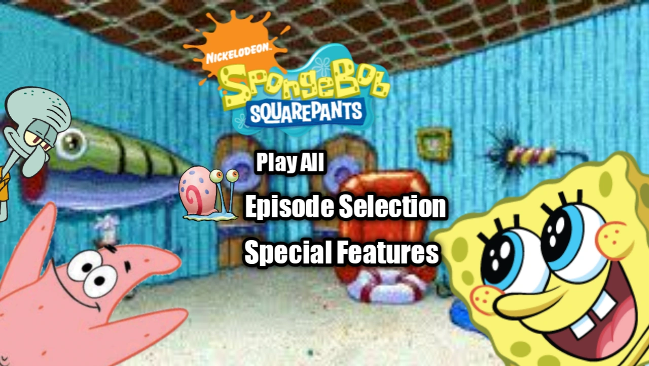 SpongeBob DVD Idea (Spongebob's Big Birthday Blowout) Here are images