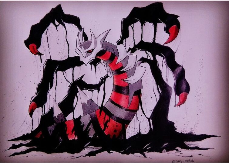 wingull and giratina (pokemon) drawn by rolloekaki