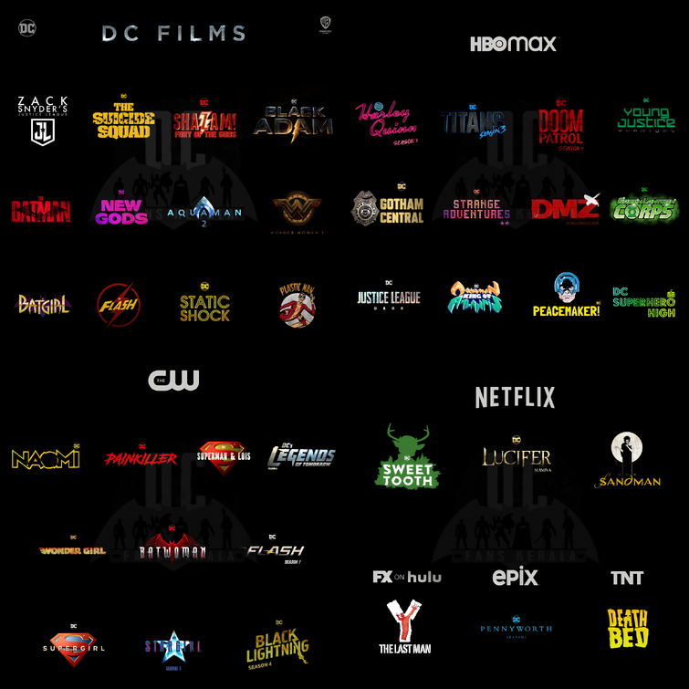 Upcoming deals dc movies