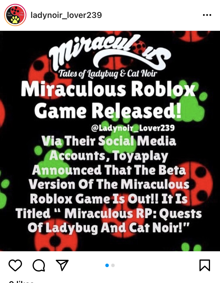 Guys The Miraculous Ladybug Roblox Game Is Out Fandom - ladybug roblox games