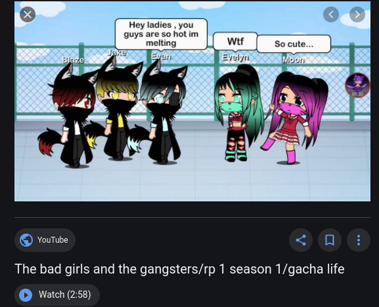 I Just Searched Up Gacha Life Bad Girl Because Fandom