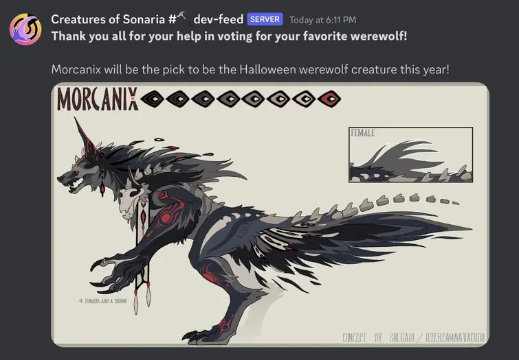 ArtStation - Creatures of Sonaria Fan Creature: Morticanis