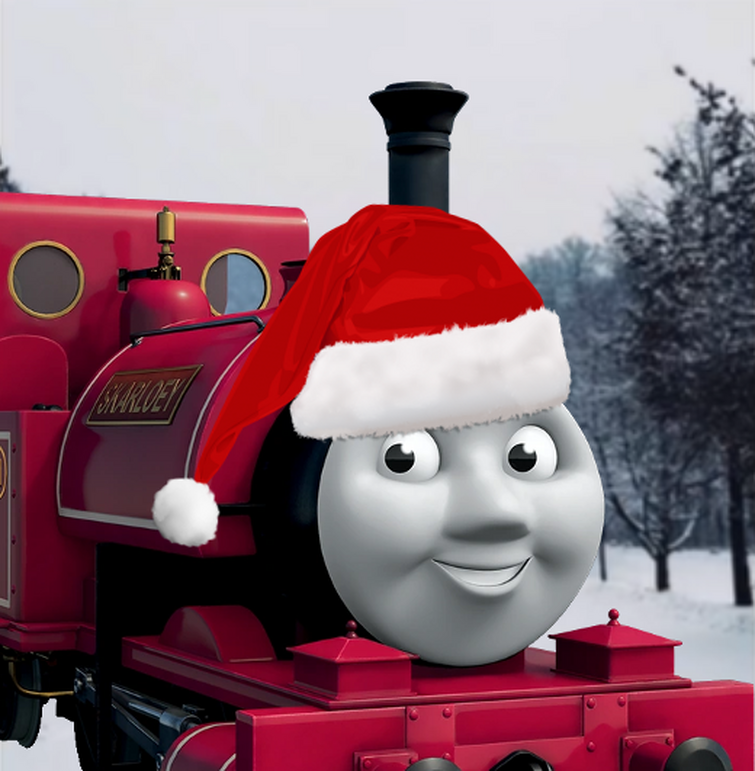 Narrow gauge engine Christmas cult pfps