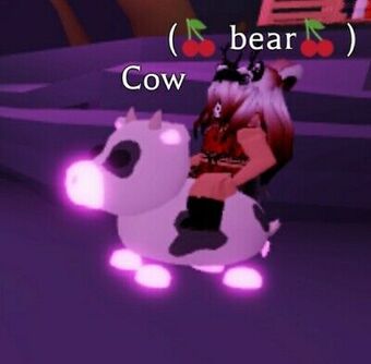 They Changed How The Neon Cow Looked Look Fandom - adopt me cow roblox