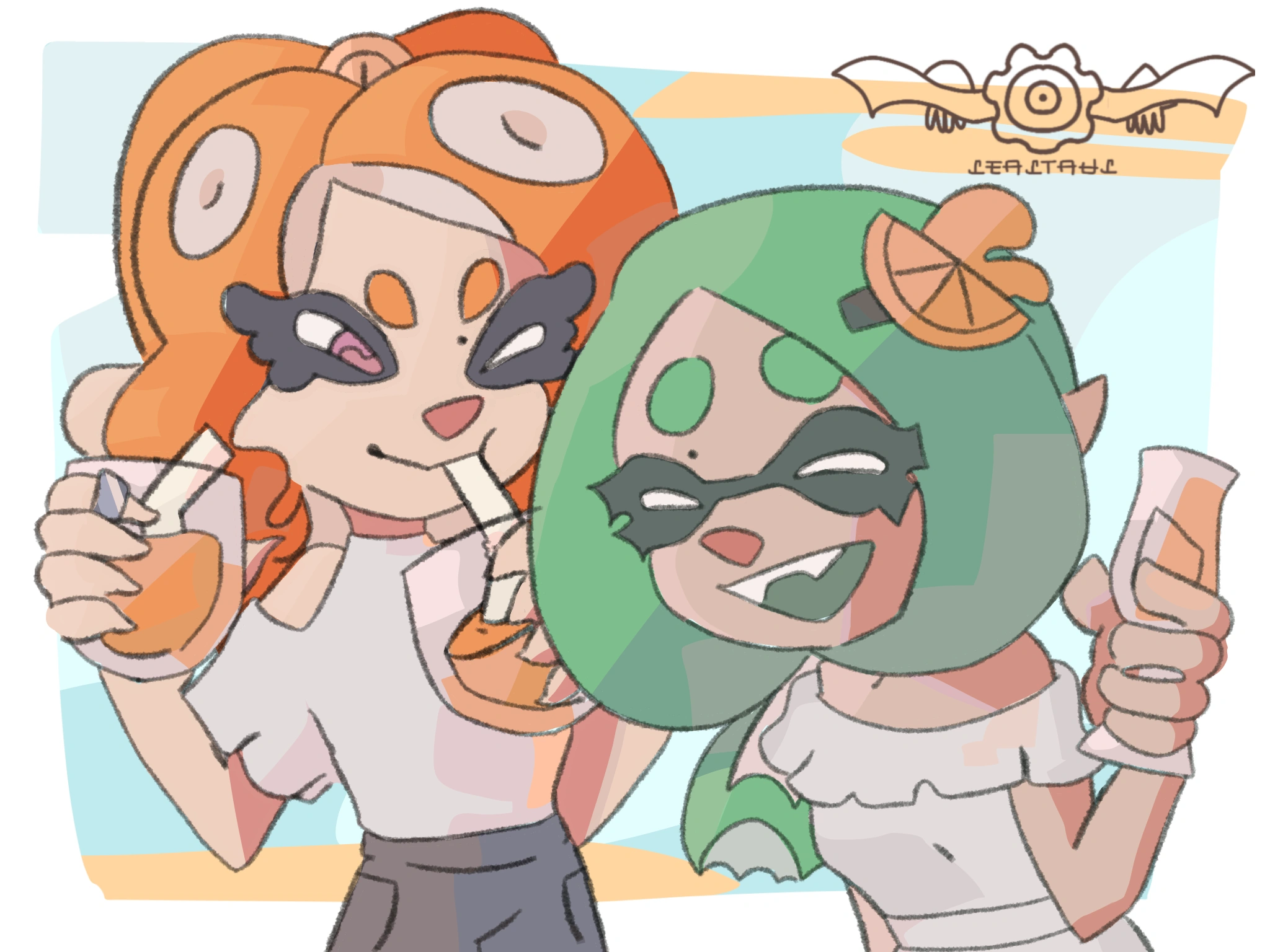 Pulp vs No Pulp Splatfest Art )) Fandom