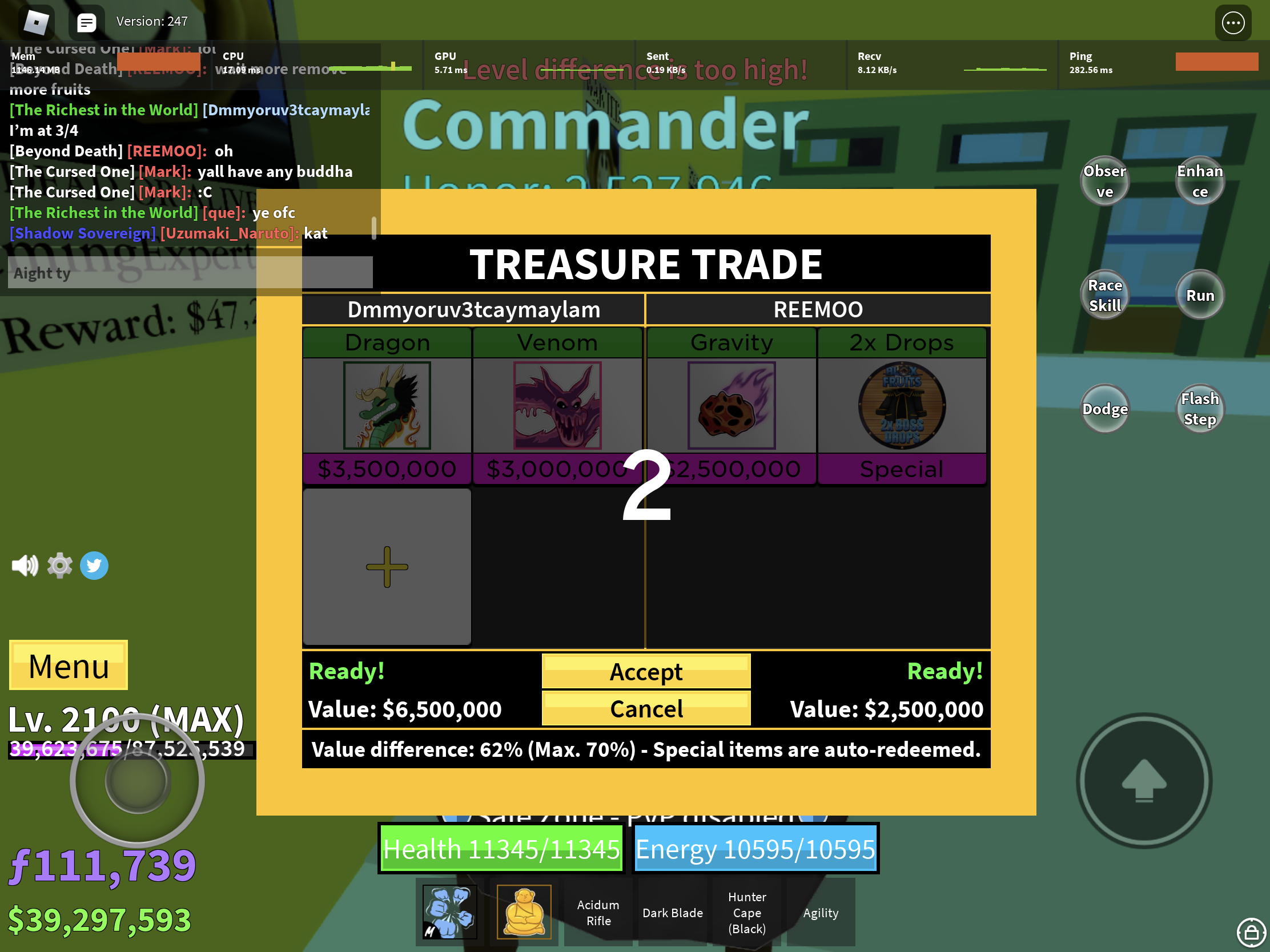 What People Trade For Blizzard? Trading Blizzard in Blox Fruits