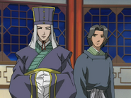 You Shukou, the Minister of Law, and Rakushun as a human.