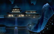 Youshun Palace at night