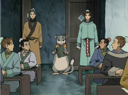 Chuchin, Rakushun, and Meiken attending class