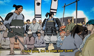 Komatsu leading his clan