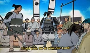 Komatsu leading his clan.