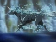 Taiki running in kirin form.